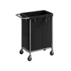 Breebe Laundry Basket With Wheels, 2-section Rolling Laundry Hamper