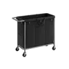 Breebe Laundry Basket With Wheels, 3-section Rolling Laundry Hamper