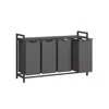 Breebe Laundry Hamper, Laundry Sorter With 4 Pull-out And Removable Bags, 4 X 10.6 Gallons (40l), 45.7 X 13