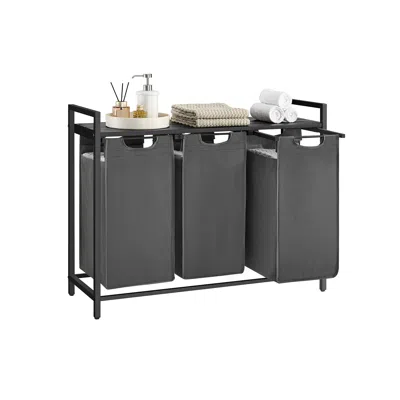 Breebe Laundry Hamper With 3 Pull-out And Removable Bags