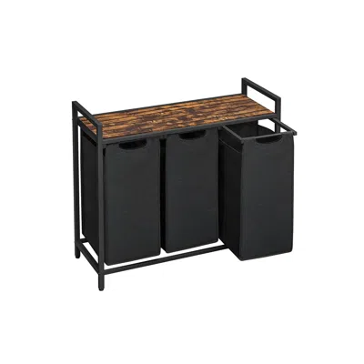 Breebe Laundry Hamper With 3 Pull-out And Removable Bags