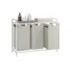 Breebe Laundry Hamper With 3 Pull-out And Removable Bags