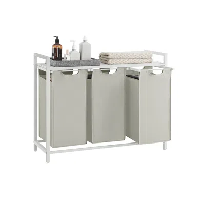 Breebe Laundry Hamper With 3 Pull-out And Removable Bags