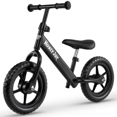 Breebe Lightweight Toddler Balance Bike No Pedal Training Bicycle In Black