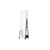 Breebe Lockable Jewelry Organizer With High Full-length Mirror In White