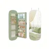Breebe Lockable Rounded Wide Mirror With Storage