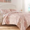 Breebe Marina Blush Coverlet Set In Multi