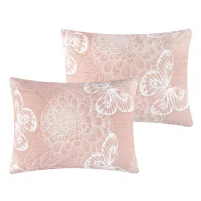 Breebe Mariposa Sham Standard In Pink