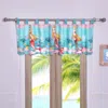 Breebe Mermaid Window Valance In Blue