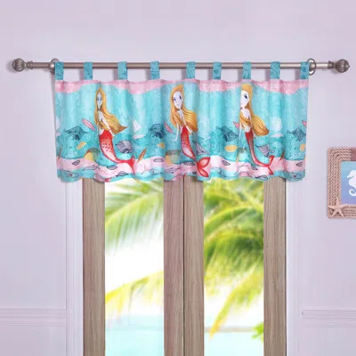 Breebe Mermaid Window Valance In Blue