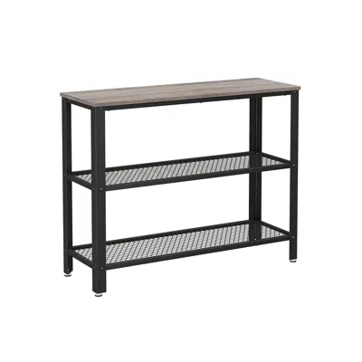 Breebe Mesh Shelves Hallway Table