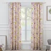 Breebe Misty Bloom Window Panel Pair In Multi