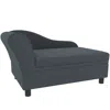 Breebe Modern Pet Sofa With Hidden Storage For Small Pets In Gray
