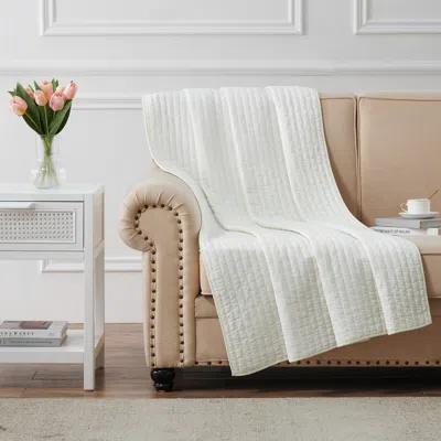 Breebe Monterrey Antique White Throw