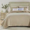 Breebe Monterrey Taupe Quilt Set In Gold
