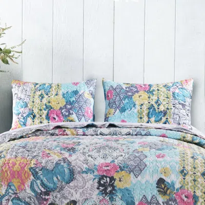 Breebe Moxie Sham Standard In Blue