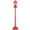 Breebe Musical Christmas Street Lamp With 60 Warm White Led Lights In Red