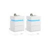 Breebe Nightstands With Led Lights, Set Of 2 In White