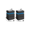 Breebe Nightstands With Led Lights, Set Of 2 In Black