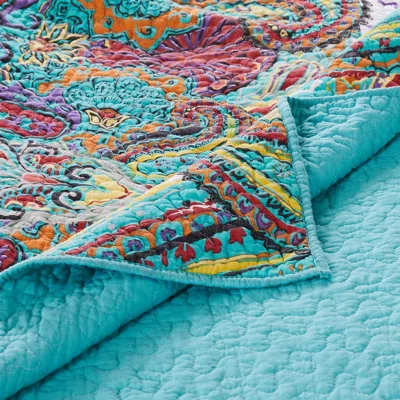 Breebe Nirvana Teal Throw In Blue