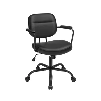 Breebe Office Chair With Back And Armrests Ink Black