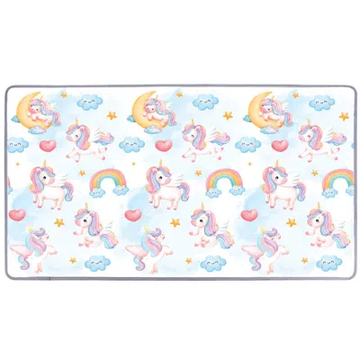 Breebe One-piece Reversible Roll Up Soft Foam Activity Mat For Toddlers In Multi