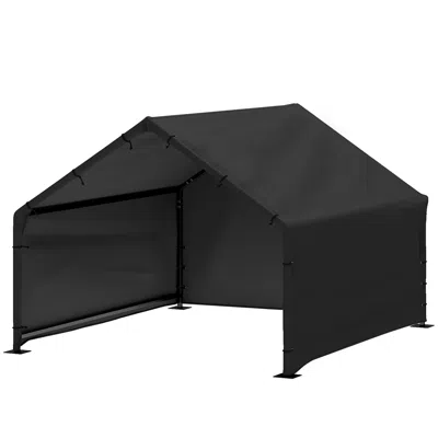 Breebe Outdoor Dog Shade Shelter With Canopy For All Dog Sizes In Black