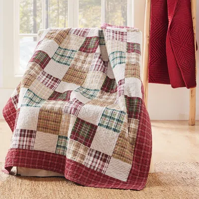 Breebe Oxford Red Throw In Multi