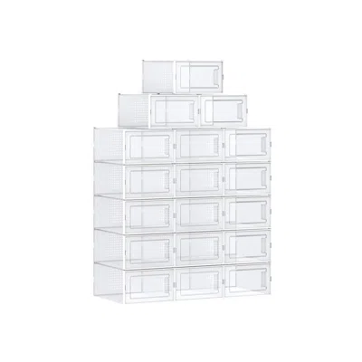 Breebe Pack Of 18 Stackable Shoe Organizers