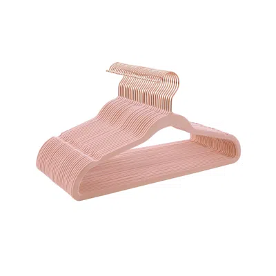 Breebe Pack Of 30 Non-slip Velvet Hangers With Swivel Hook