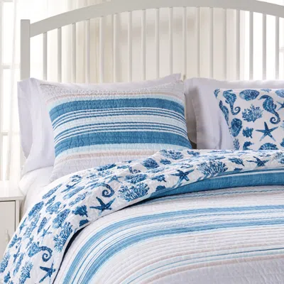 Breebe Pebble Beach Sham King In Blue