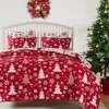 Breebe Peppermint Party Coverlet Set In Multi