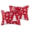 Breebe Peppermint Party Sham Standard In Red