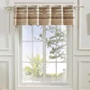 Breebe Phoenix Tan Window Valance In Brown