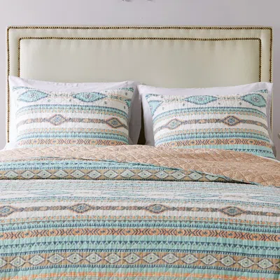 Breebe Phoenix Turquoise Sham Standard In Multi
