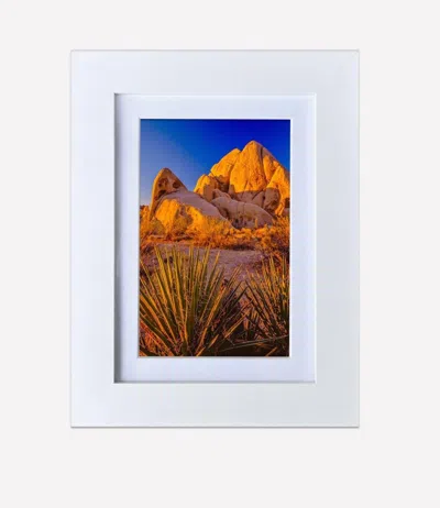 Breebe Picture Frame Mdf White 5x7" Wall Mount & Tabletop Display, Pack Of 6 In Multi