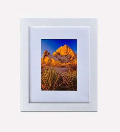 Breebe Picture Frame Mdf White 8"x10" Wall Mount & Tabletop Display, Pack Of 6