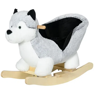 Breebe Plush Animal Rocking Chair For Toddlers In Multi