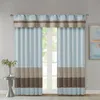 Breebe Polyoni Pintuck Curtain Panel(only 1 Pc Panel) In Blue