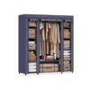 Breebe Portable Closet With 12 Compartments Dark Blue