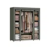 Breebe Portable Closet With 12 Compartments Sage Green