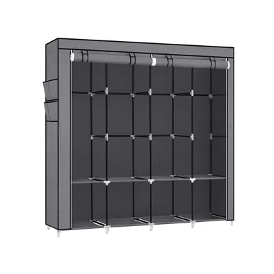 Breebe Portable Closet With 4 Hanging Rods