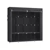 Breebe Portable Closet With 4 Hanging Rods And Shelves