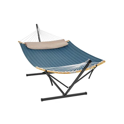 Breebe Portable Padded Hammock Holds Up To 440 Lb In Blue