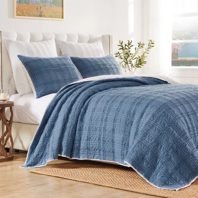 Breebe Portofino Quilt Set 3-king/cal King In Blue