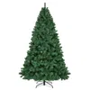 Breebe Pre-lit Artificial Spruce Christmas Tree With 550 Multicolor Lights For Festival In Green
