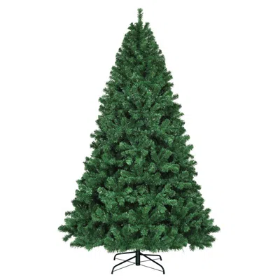Breebe Pre-lit Artificial Spruce Christmas Tree With 550 Multicolor Lights For Festival In Green