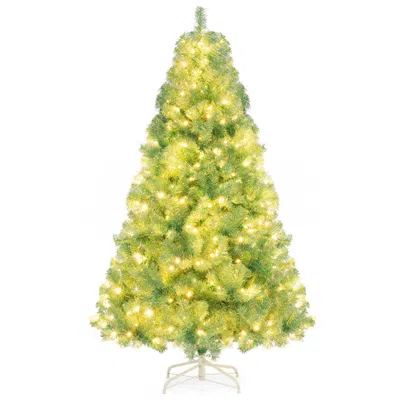 Breebe Pre-lit Tinsel Christmas Tree Artificial Xmas Tree Home Office Party Seasonal Holiday Decoration In Multi
