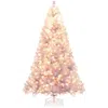 Breebe Pre-lit Tinsel Christmas Tree Artificial Xmas Tree In Multi