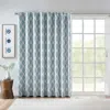 Breebe Printed Ikat Blackout Patio Curtain(only 1 Pc Panel) In Blue